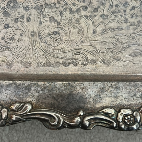 Ornate Silver Tray - Picture 7 of 8